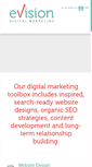 Mobile Screenshot of evisiondigital.com